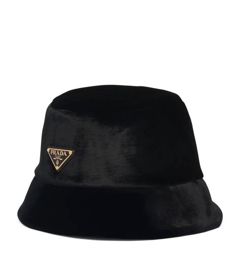 caf skin hat prada|Black Velvet Hat .